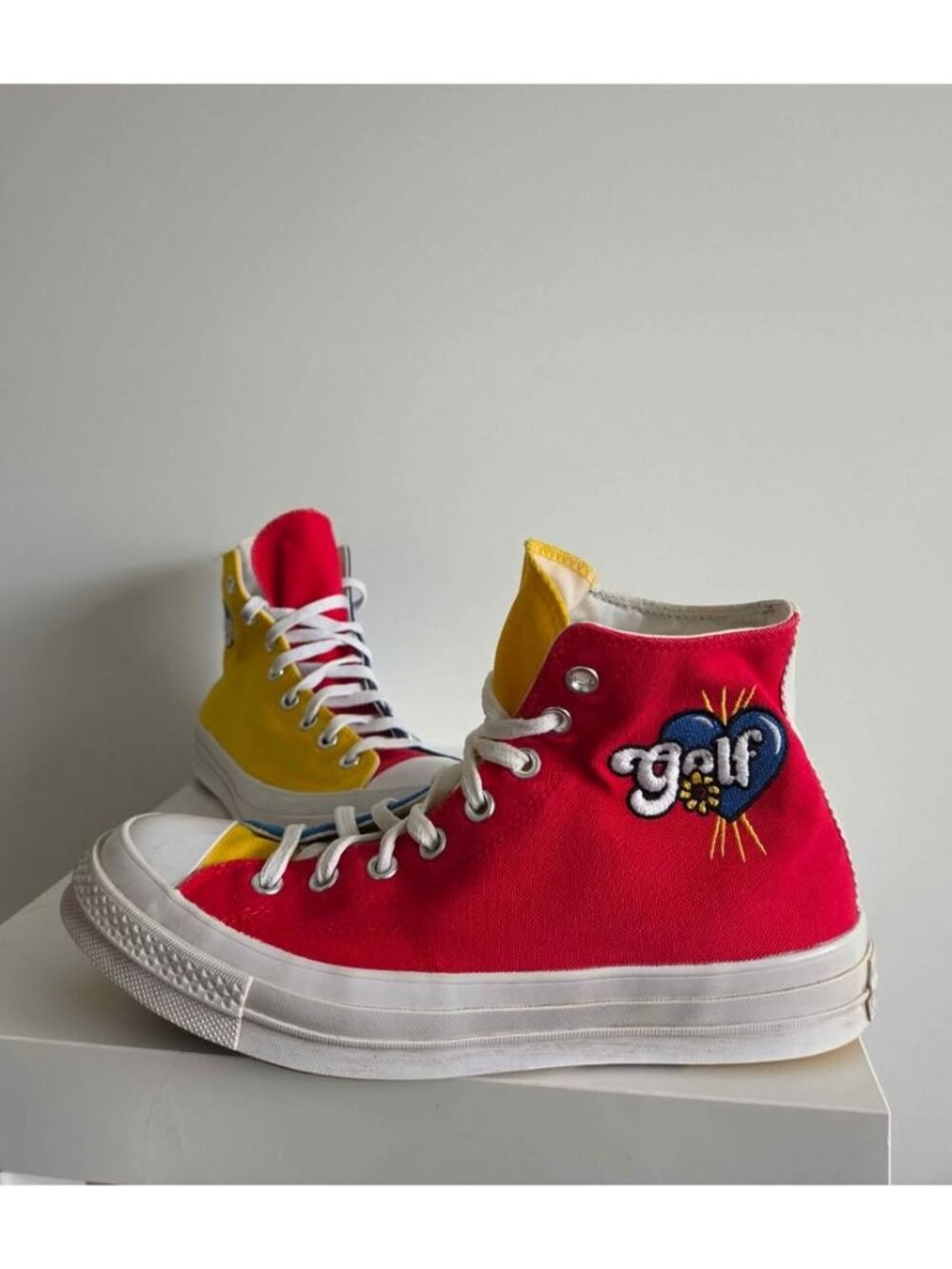 Converse x Golf Wang Chuck 70 High Tri-Panel Men’s US 9 Multicolor Tyler